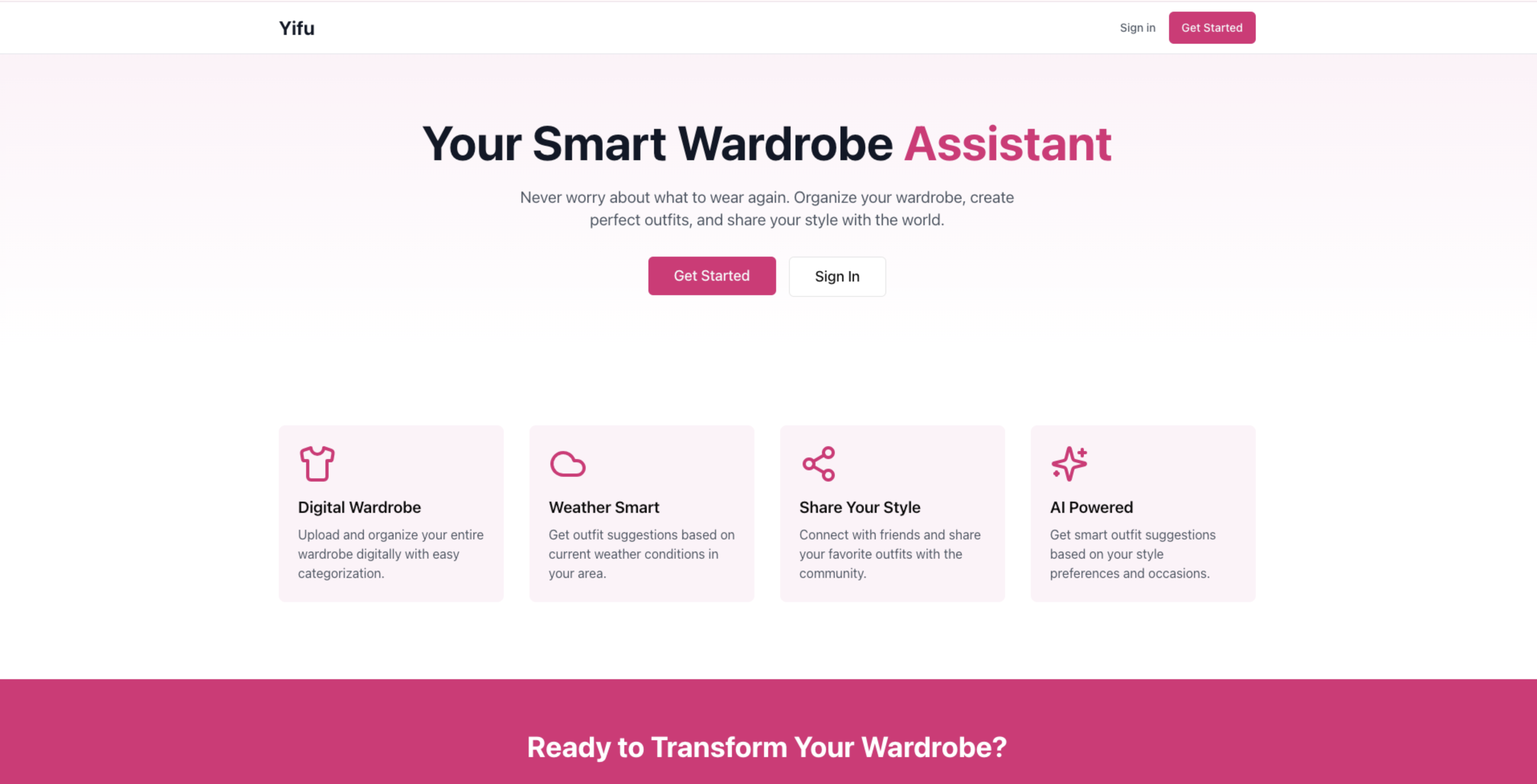 Landing Page